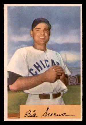 1954 Bowman Bill Serena #93