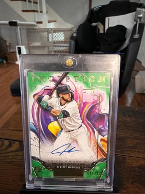 2025 Topps Inception #RESA-TL Tyler Locklear Rookie & Emerging Stars Green #/125