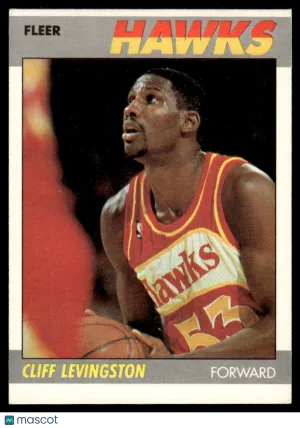 1987 Basketball Cliff Levingston #63
