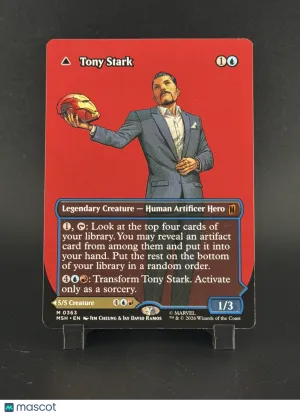 Magic: The Gathering Universes Beyond: Marvel Tony Stark Iron Man Showcase Double-Faced Card