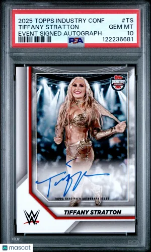 2025 Topps Industry Conference Event Signed Autographs Tiffany Stratton #TS PSA 10