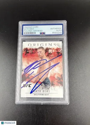 2022 Nate Diaz PSA A Auto A