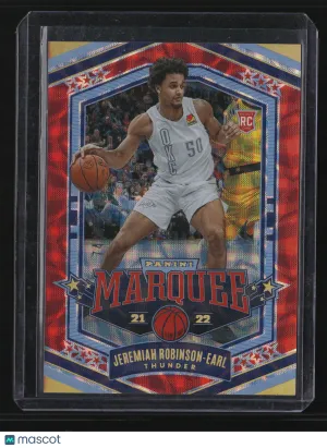 Jeremiah Robinson-Earl 2022 Panini Chronicles Marquee #342-Rookie Asia Red /88