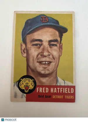 1953 Topps Fred Hatfield #163 Lower grade