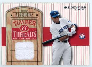 2004 Donruss Alex Rodriguez Timber & Threads Jersey #TT-3