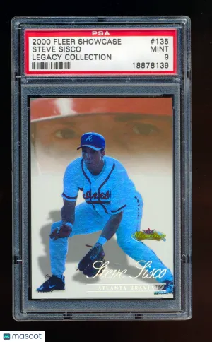 2000 Fleer Showcase Steve Sisco #135 Legacy Collection Short Print Parallel/Variety PSA 9