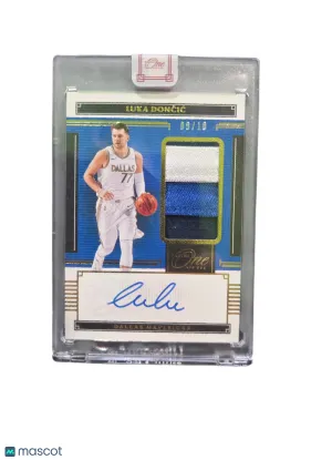 2020 Panini One and One Luka Dončić #JA-LDU 09/10 Game-Worn Patch