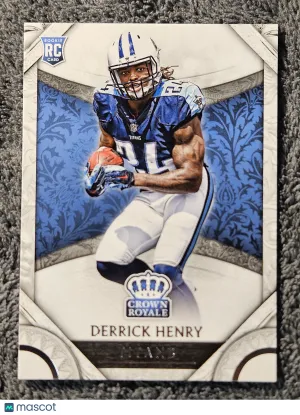 2016 Panini Preferred Football Crown Royale #94 Derrick Henry Rookie RC