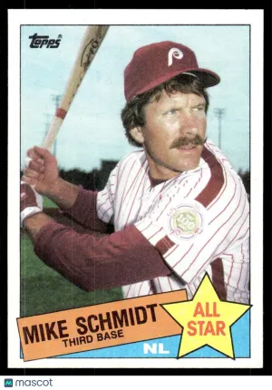 1985 Baseball Card Mike Schmidt #714