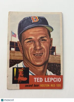 1953 Topps Ted Lepcio #18