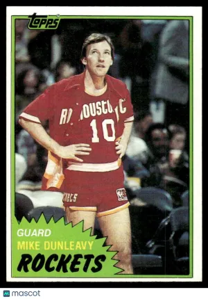 1981 Basketball Mike Dunleavy #85