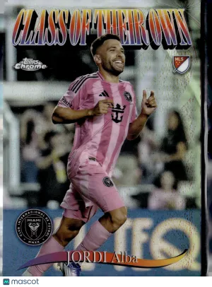 2025 Topps Chrome MLS Class of Their Own Jordi Alba CO-8 Inter Miami CF Soccer Card