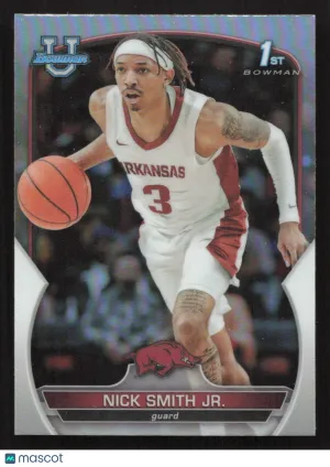 2022-23 Bowman University Chrome Nick Smith Jr. #1 Refractor