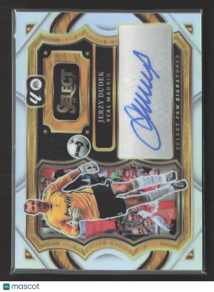 2026 Panini Select La Liga Select Few Signatures Auto Jerzy Dudek SF-JD Real Madrid Soccer Card