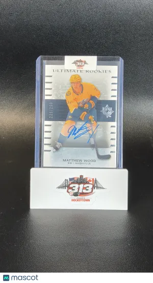2025-26 Upper Deck Ultimate Collection Matthew Wood #166 /299
