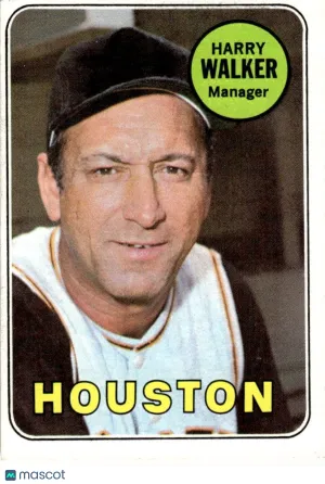 1969 Baseball Card Harry Walker #633