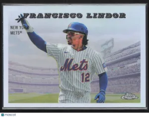 2025 Topps Chrome 1955 Topps Rails and Sails Francisco Lindor #55RS-3