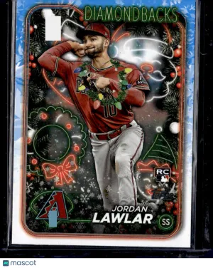 2024 Topps Holiday Jordan Lawlar #H166 Image Variations RC