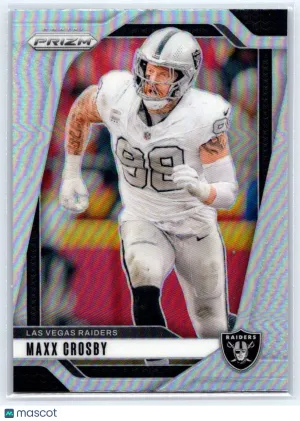 2024 Panini Prizm Maxx Crosby #152 Silver Las Vegas Raiders