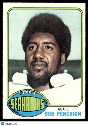 1976 Football Card Bob Penchion #408