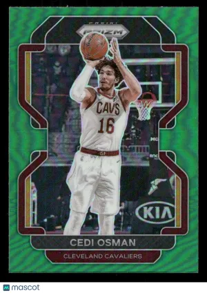 2021-22 Panini Prizm Cedi Osman #60 Green