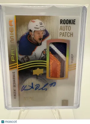 2023 Upper Deck Premier Vincent Desharnais #AR-VD Rookie Auto Patch 04/65 Patch