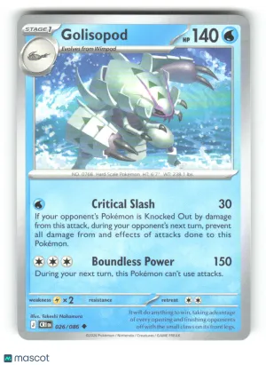 2026 Chaos Rising Golisopod Uncommon #26/86