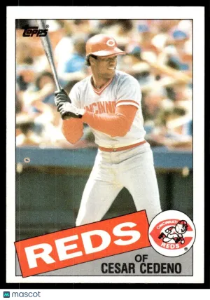 1985 Baseball Card Cesar Cedeno #54