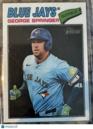 2024 Topps Heritage George Springer #108 Chrome