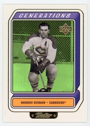 1999-00 Upper Deck Retro Maurice Richard Generation #G6A