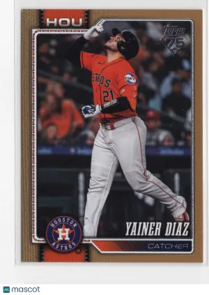 2026 Topps Update Series Yainer Diaz #US232 Gold Short Print 1350/2026