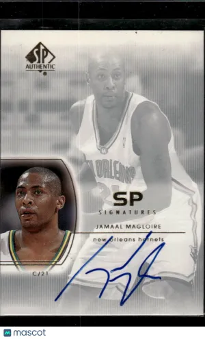2002-03 SP Authentic Jamaal Magloire #JM SP Signatures AU