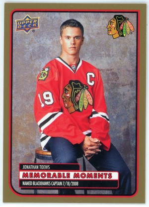 2025-26 Upper Deck Jonathan Toews Chicago Blackhawks Centennial Memorable Moments #MM-25