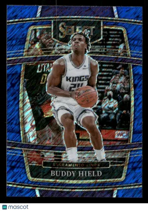 2021-22 Panini Select Buddy Hield #1 Blue Shimmer Prizms