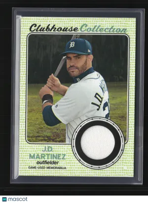 J.D. Martinez 2017 Topps Heritage High Number #CCRJM-Clubhouse Collection Relic
