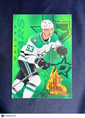 2025-26 Upper Deck Flair Wyatt Johnston #9 OF 32 Hot Hues