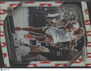 Jackie Young 2025 Prizm WNBA #23 WNBA Logo DSG Exclusive - Las Vegas Aces