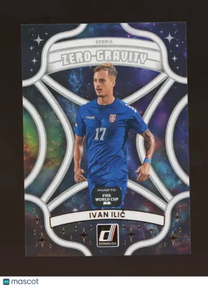 Ivan Ilic 2025 Panini Donruss Zero Gravity Road to FIFA World Cup 26 #9 Serbia