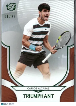 Carlos Alcaraz 2025 Topps Triumphant /25