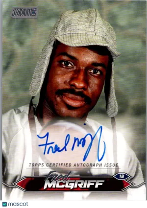 2024 Topps Stadium Club Fred McGriff #SCBA-FM Auto