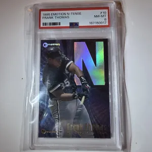 1995 Emotion N Tense Frank Thomas PSA 8