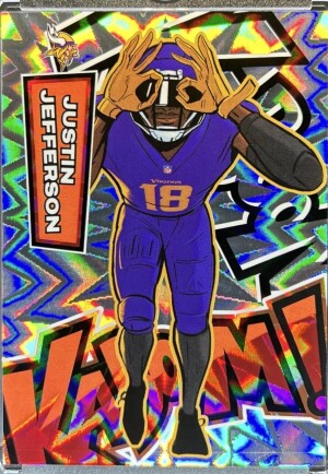2025 Panini Justin Jefferson Kaboom - Vertical #21 Vikings