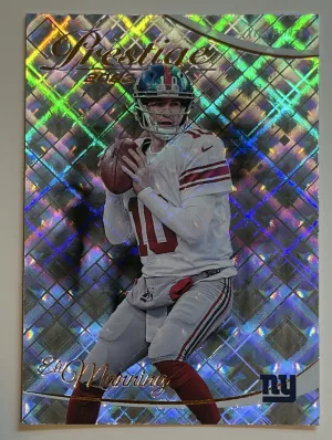 Eli Manning 2023 Panini Prestige #220 Xtra Points Diamond Insert