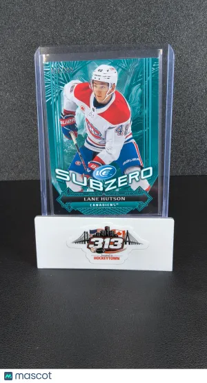 2025-26 Upper Deck Ice Sub Zero Lane Hutson #SZ-5 Green