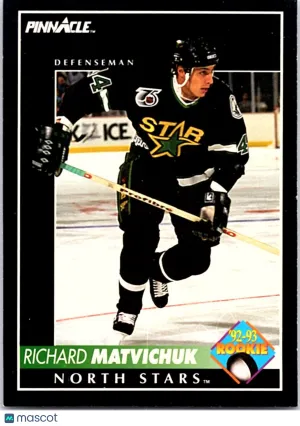 1992 Pinnacle Richard Matvichuk #391