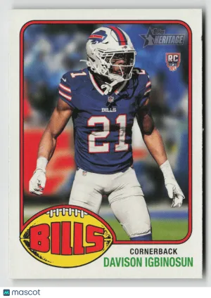 2026 Topps Heritage Davison Igbinosun #210 RC