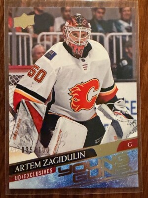 2020-21 Upper Deck Artem Zagidulin Young Guns UD Exclusives /100 #244 RC
