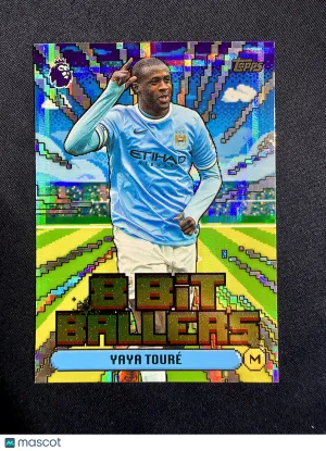 2026 Topps Flagship Premier League Yaya Touré #8B-15 8-Bit Ballers