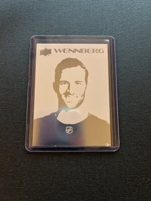 2026-27 Upper Deck Series 1 Alexander Wennberg Stencils #ST-52 San Jose Sharks