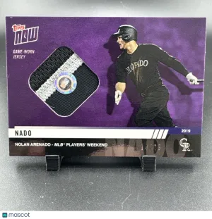 2019 Topps Now Nolan Arenado #55 Purple /25 Memorabilia